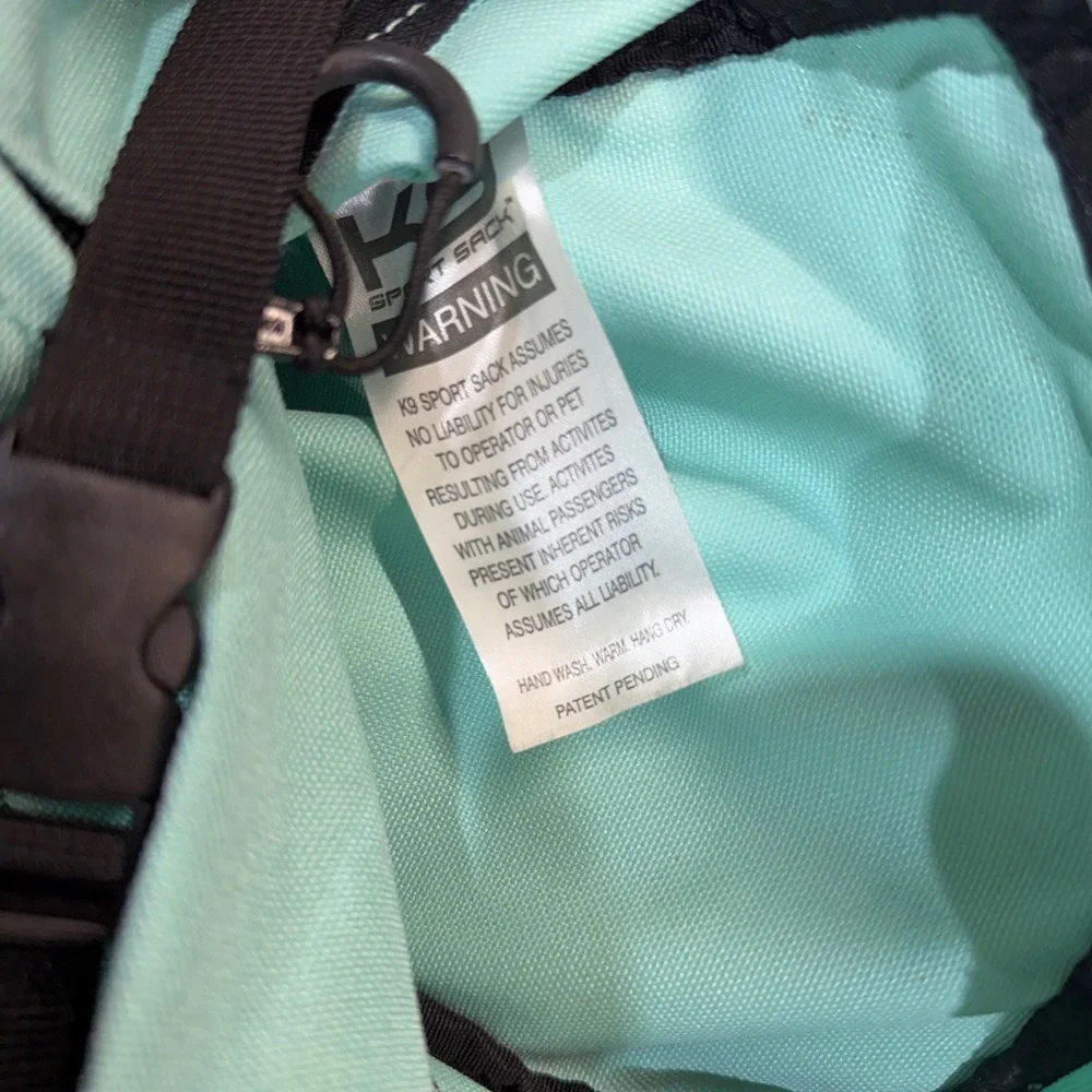 K9 Sport Sack Dog Carrier Backpack Small Mint Green Forward Facing Pet Carrier